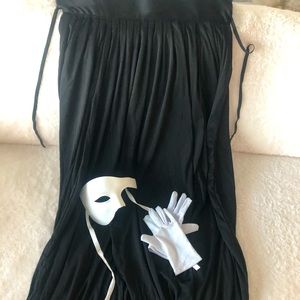 Phantom of the opera costume or Dracula.